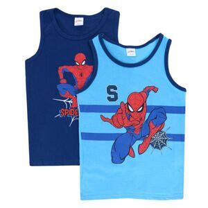 Textiel Trade Boys Spiderman Singlet Tank Tops (2 Pack)
